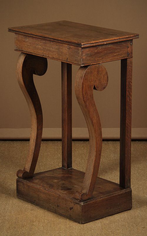 Small Oak Console Table C.1860