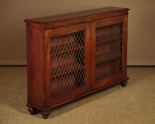 Slim Mahogany Bookcase C.1840