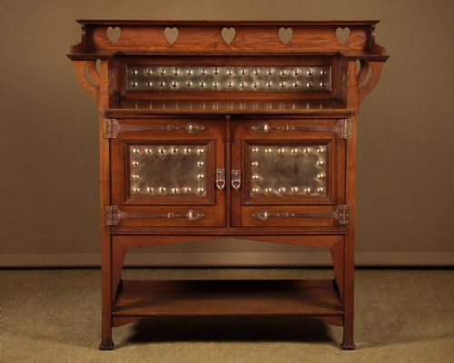 Arts & Crafts Oak Side Cabinet C.1910