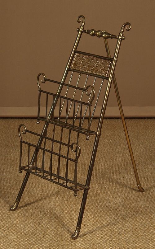Brass Magazine Stand C.1890