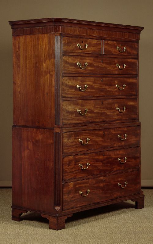 Georgian Mahogany Chest on Chest C.1800