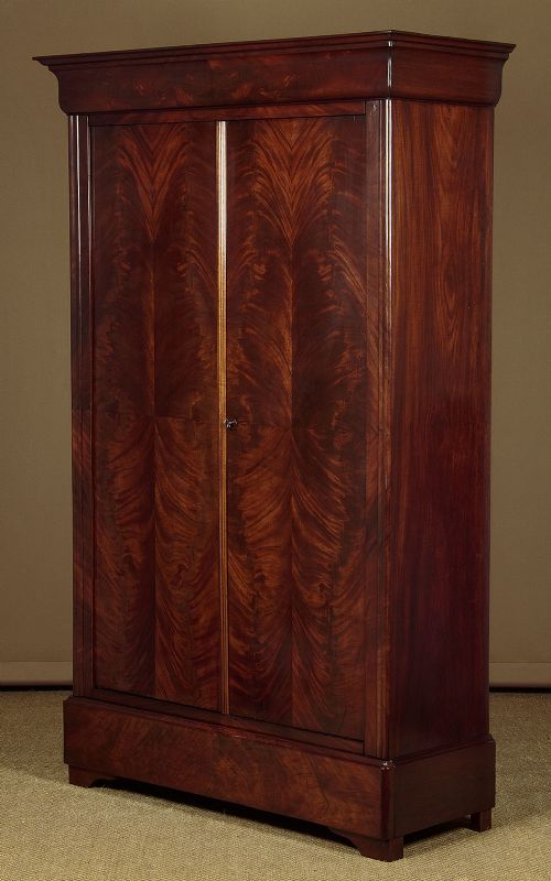 Mahogany Cupboard Bookcase C.1860.