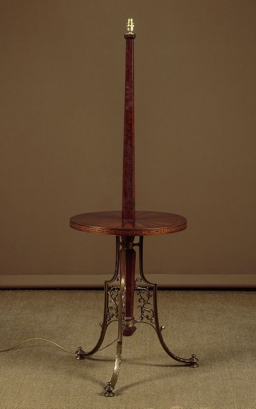 Standard Lamp with Wine Table C.1930