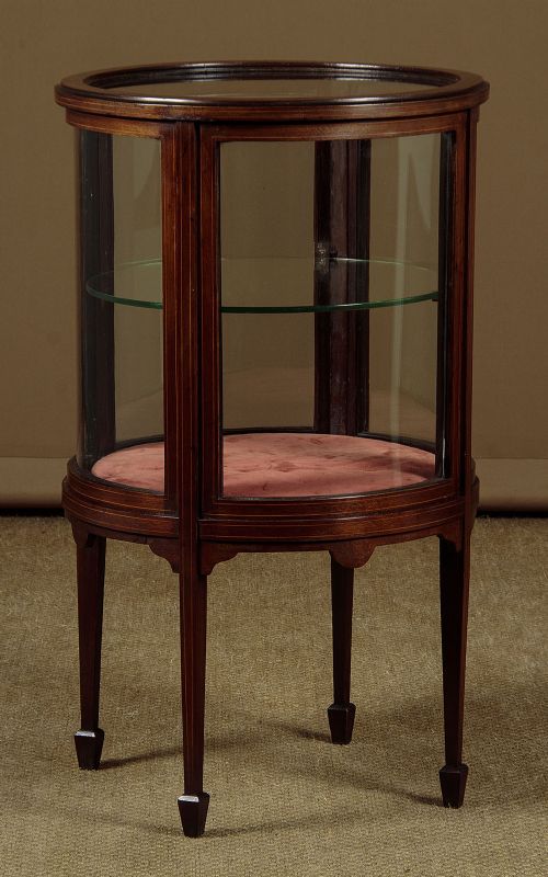 Cylinder Bijouterie Display Cabinet C.1910