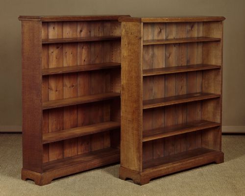 Pair of Oak Bookshelves C.1910