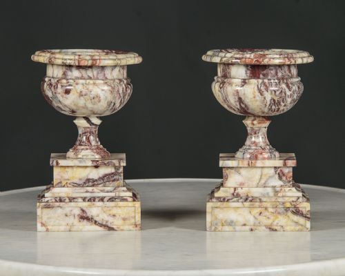 Pair of Marble Tazzas C.1890