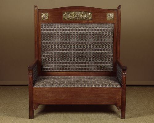 Secessionist High Back Settle C.1910