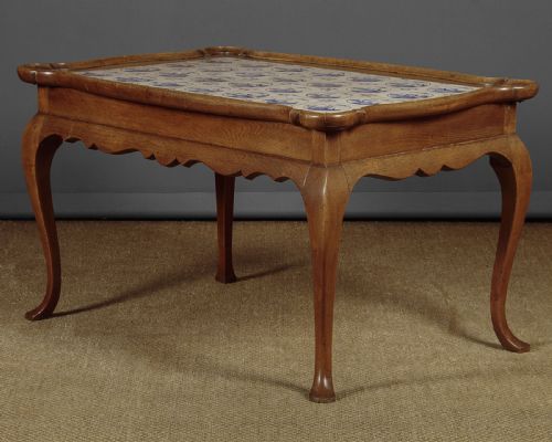 Delft Tile Top Coffee Table C.1930