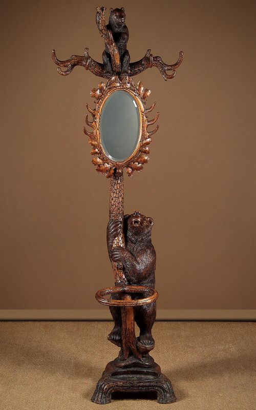 Black Forest Bear Hallstand C.1900