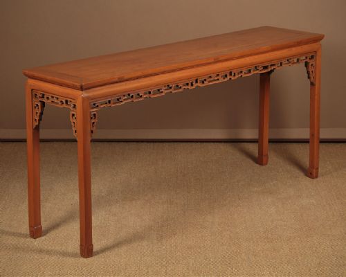 Long Chinese Side Table C.1930.