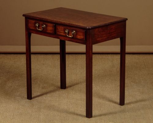 Georgian Mahogany Lowboy Side Table C.1800