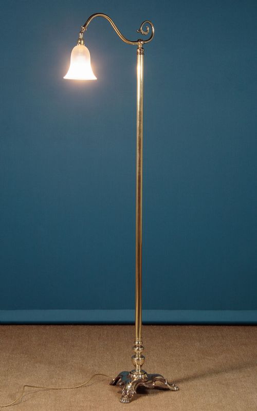 Brass Floor Lamp C.1920