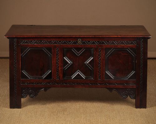 18th.c. Oak Coffer C.1780.