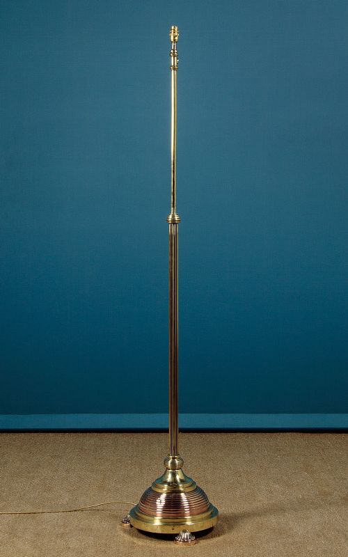 Brass Standard Lamp C.1880