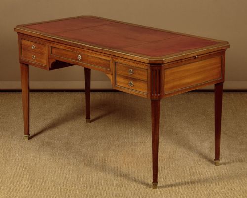 Mahogany & Leather Top Writing Desk C.1930