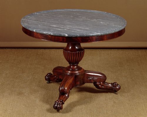 French Empire Marble Top Gueridon Centre Table C.1830