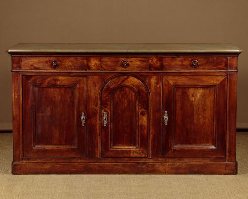 Large French Cherry Wood Sideboard C.1800