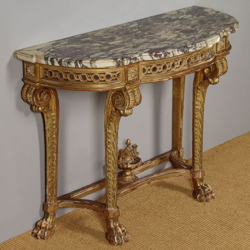 Marble Topped Console Table C.1880