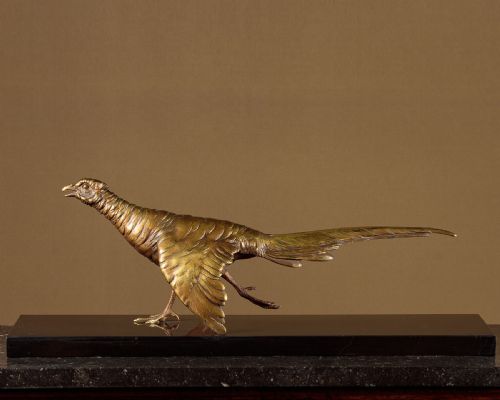 Bronze Sculpture of a Pheasant C.1930