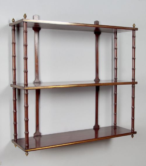 Small Mahogany Wall Shelves C.1820