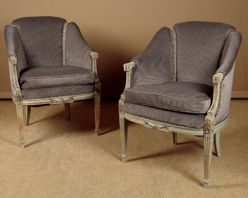 Pair of Painted Armchairs C.1910