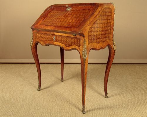 Parquetry Writing Bureau by Tahan of Paris C.1870