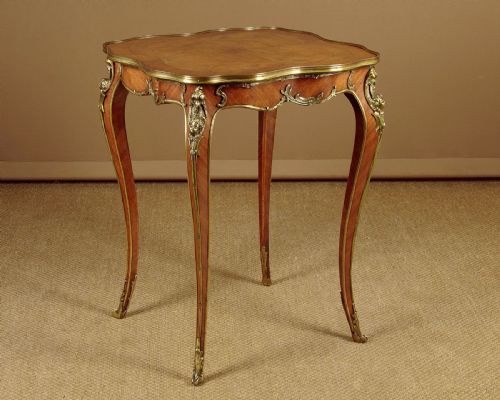 Brass Mounted Wine Table C.1910