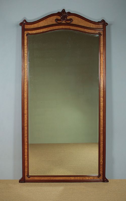 Very Large Art Nouveau Dressing Mirror C.1900