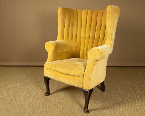 Large Wingback Armchair C.1890