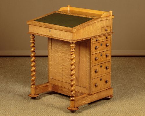 Maple Davenport Writing Desk C.1860