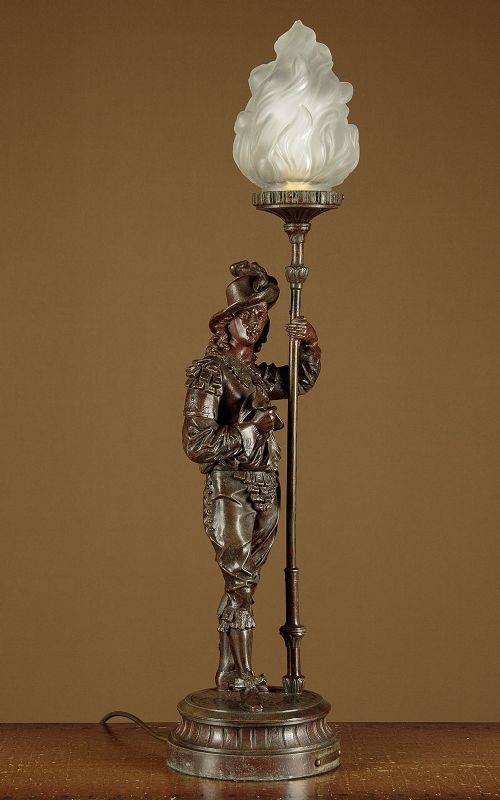 Don Juan Figure Lamp C.1920