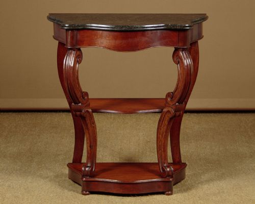 Small Marble Top Console Table C.1850