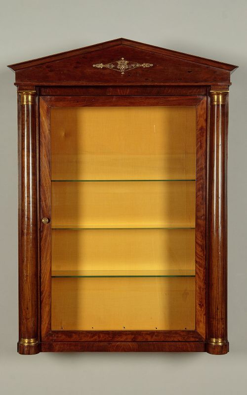 Empire Style Collector’s Display Cabinet C.1900