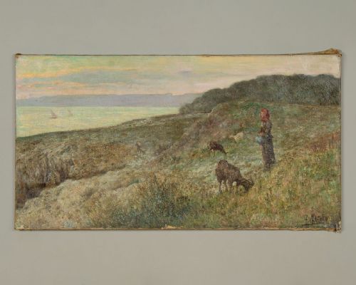 Oil Painting on Canvas by Charles Magnier C.1920