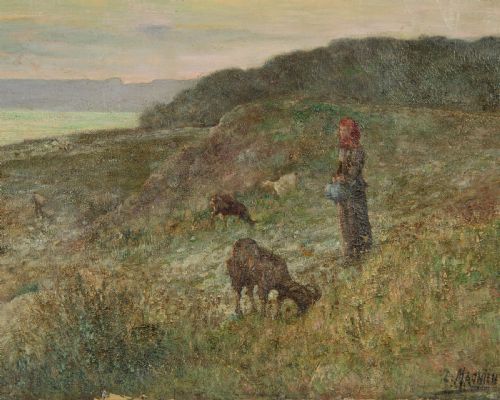 fig 1. Oil Painting on Canvas by Charles Magnier c.1920