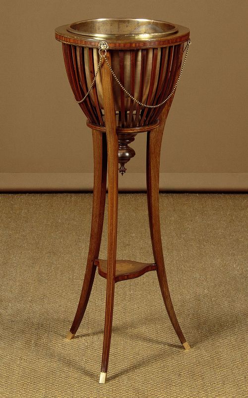Sheraton Style Jardiniere & Stand C.1910