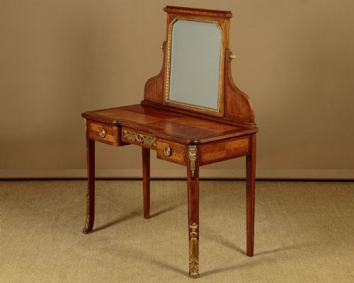Brass Mounted Parquetry Dressing Table C.1930
