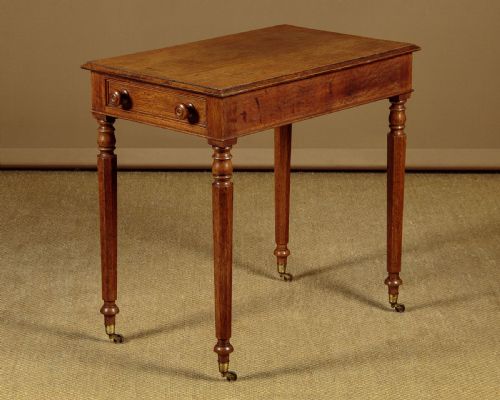 Small Oak Writing Table C.1880
