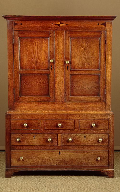 Welsh Oak Tack Cupboard C.1820