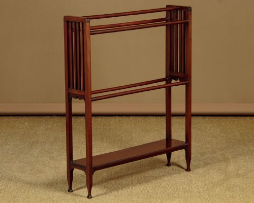 Mahogany Towel Rail C.1910