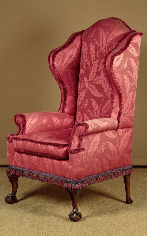 Very Large Wingback Armchair C.1920