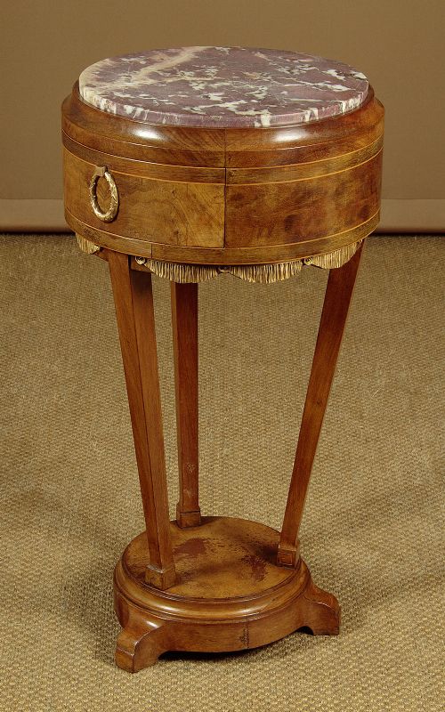Art Deco Marble Top Wine Table C.1930