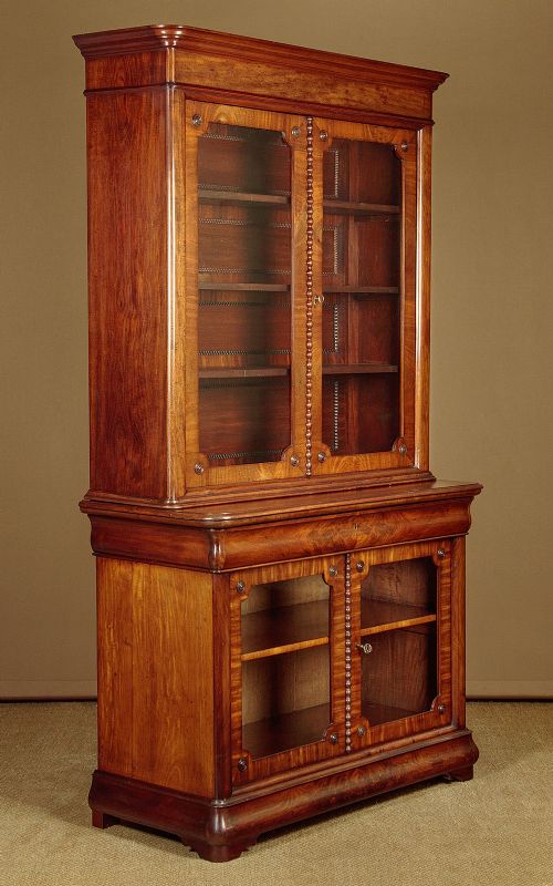 Biedermeier Mahogany Bookcase C.1830