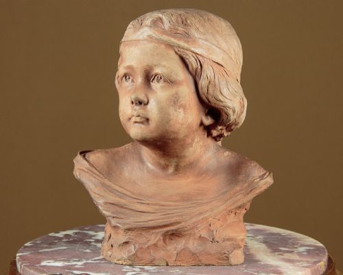 Terracotta Bust of a Child C.1920