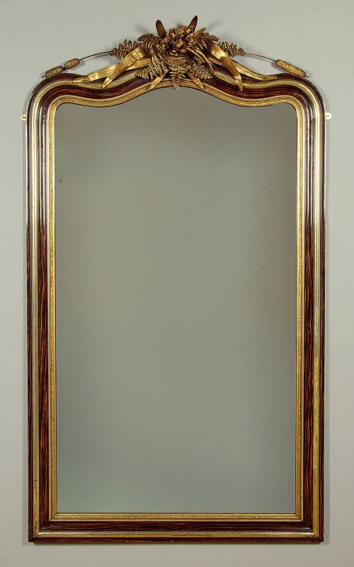 Tall Overmantle Mirror C.1890