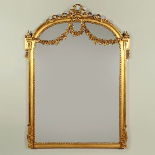 Large Gilt Overmantle Mirror C.1890