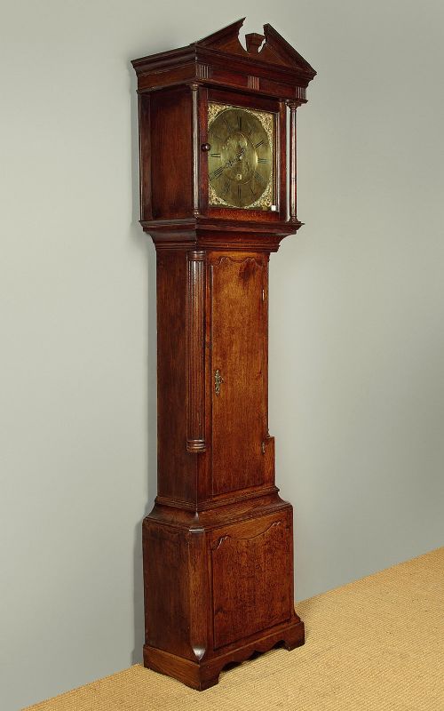 fig 1. 18th.c. Welsh Longcase Clock by Watkin Owen of Llanrwst c.1780