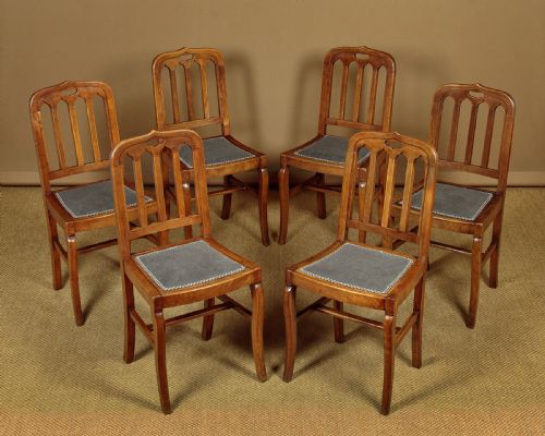 Set of Six Fruitwood Dining Chairs C.1890