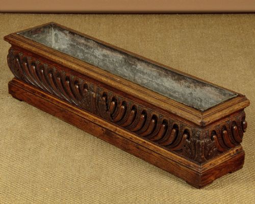 Carved Oak Planter C.1890
