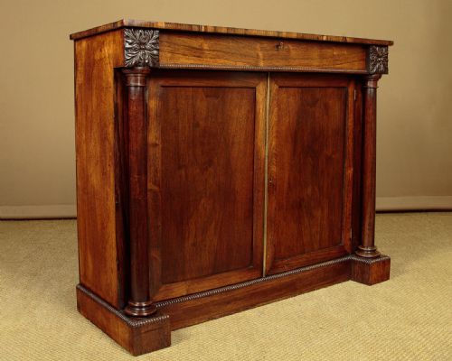 Rosewood Chiffonier Side Cabinet C.1830